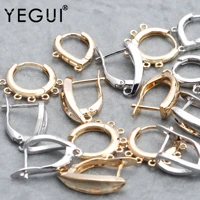 yegui m818jewelry accessories18k gold plated0 3 microns lobster clasp hooksnecklace braceletjewelry making20pcslot