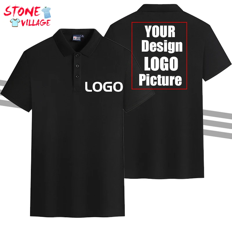 

High-top Quality Cotton Embroidery-logo Men's Polos Shirts Casual Brand Sportswear Short Sleeve Lapel Homme Fashion Male Tops