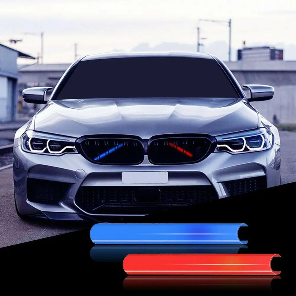 For BMW F10 F20 F25 F30 Series Sport Style Front Grille Trim Strips 2Pcs Strip Cover Frame Car Styling Decoration Stickers | Автомобили и