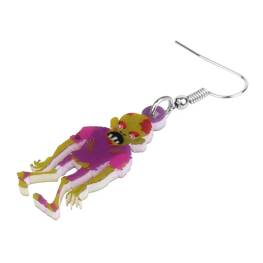 Акриловые украшения WEVENI для Хэллоуина аниме ужас зомби фотофестиваль ювелирные