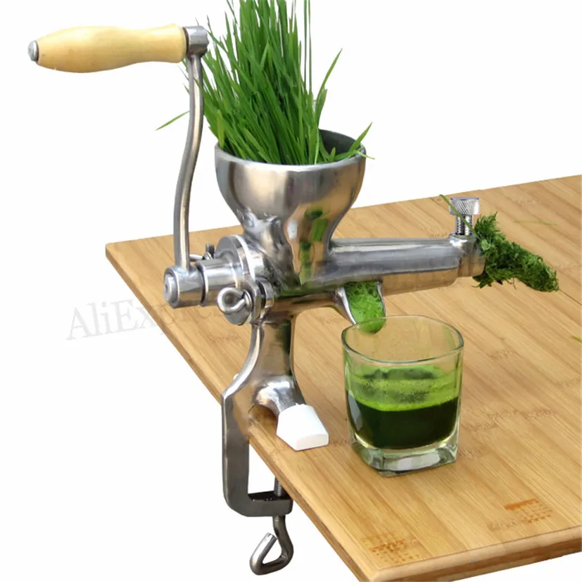 

Juice Squeezer Fuite Juicer Presser Wheat Grass Juicing Extractor With Hand Crank Wheatgrass Tool