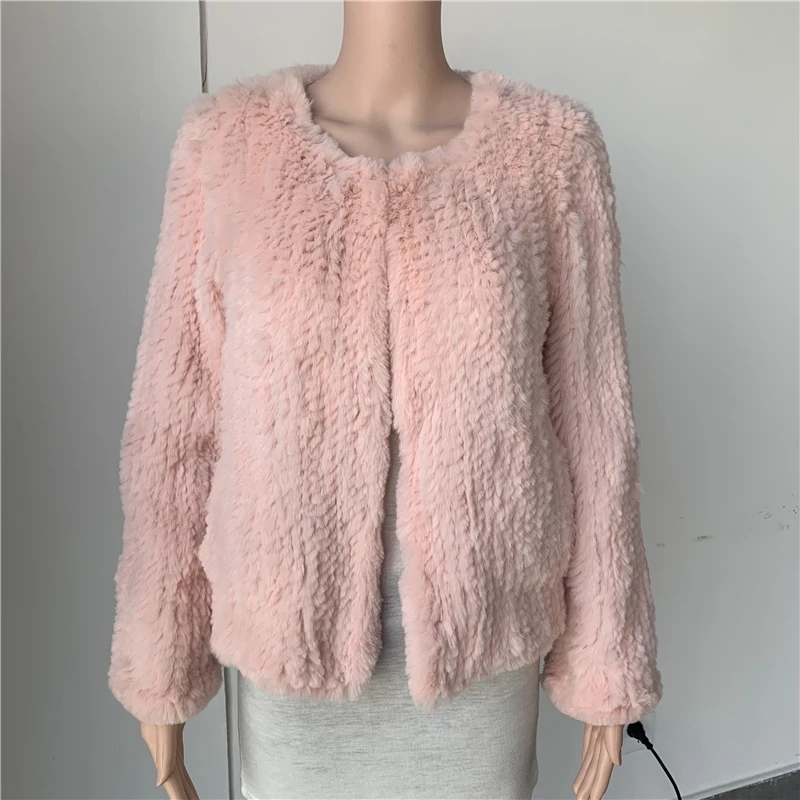 

Sales Clearance Real Rabbit Fur Coat C021