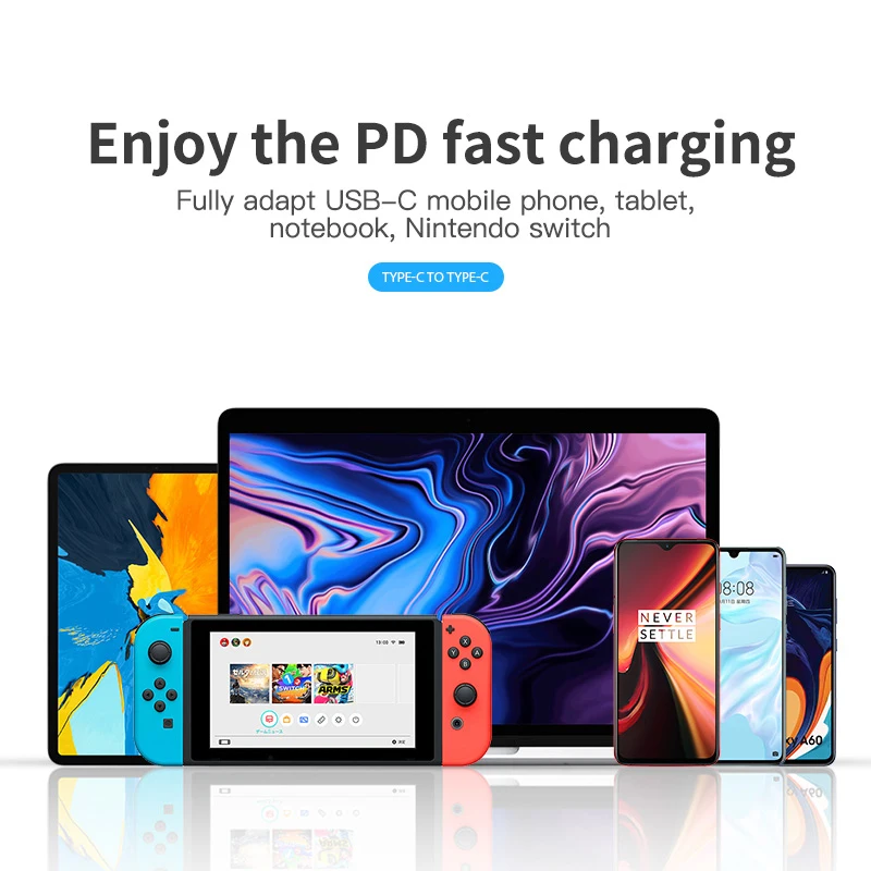 PD USB Type C к кабель для Samsung Galaxy Xiaomi 60 Вт 3A QC 4 0 Быстрая зарядка зарядки + специальные