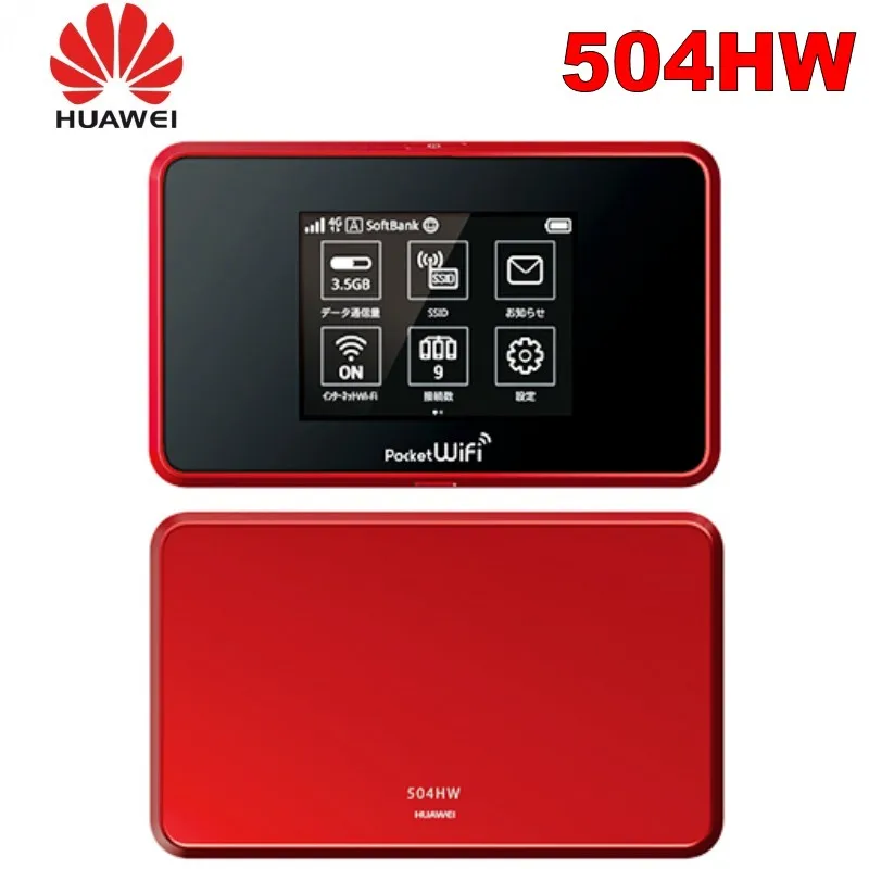 Разблокированный HUAWEI Карманный Wi-Fi роутер 504HW CAT6 2 4 ГГц и 5 pk e5786 e5787 mf970 | Компьютеры
