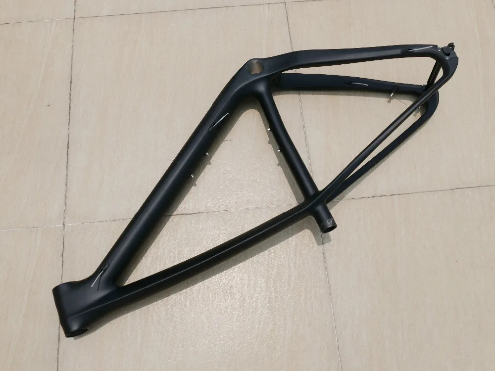 Абсолютно Полный глянцевый углепластиковый коврик 29ER горный велосипед MTB BSA/BB30 Рама 1"(L) QR 135*9 мм