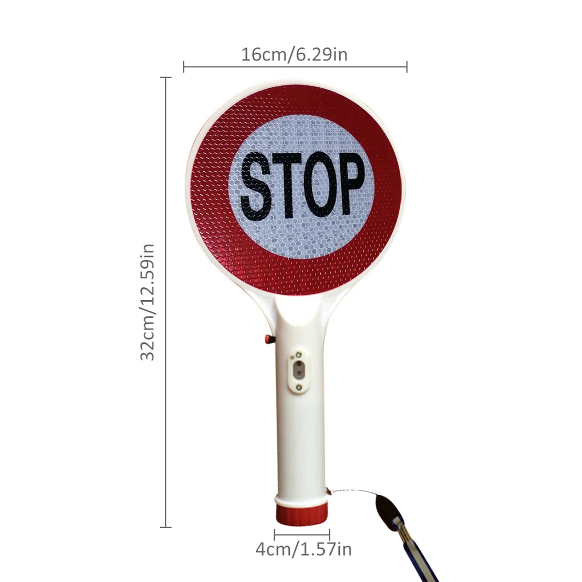 Rechargeable Traffic Sign Handheld LED Stop Light Car Warning Flashlight​ For Control Blocked Road Free Shipping | Безопасность и