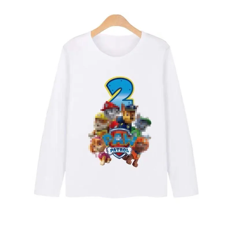 

Kids T-Shirts Boys Girls Children Clothes New Autumn Animal Print Cartoon Dog Graphic Baby Clothes Tees Tops for Girls T Shirts