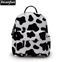 deanfun mini backpacks for girls printing cow pattern small backpack women cute kids backpack school bags gift dmnsb 30