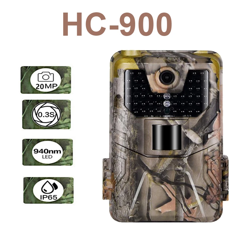 HC900 4G охотничья камера ночного видения ИК s IP65 фотоловушка 1080P 0 3 ТРИГГЕРНАЯ для