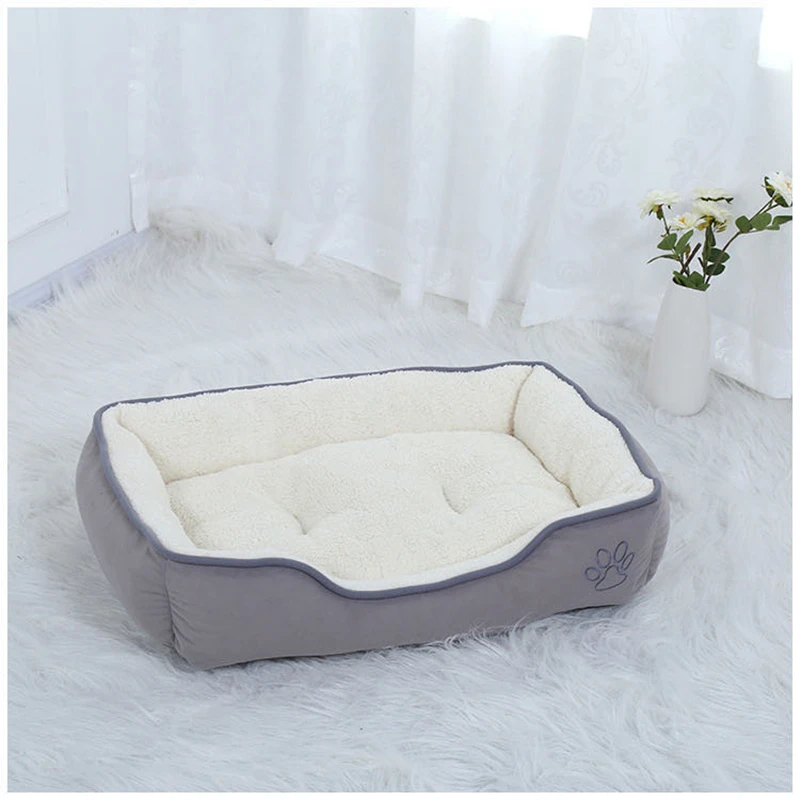 

Solid Pet Dog Bed Sofa House Mats Kennel Cat Bed Sofa House Waterproof Washable Pet Dog Cat Bed House For Small Medium Large Dog