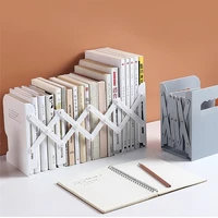 retractable bookends for shelves book support stand bookshelf with pen holder adjustable bookends book rack folder book stoppers