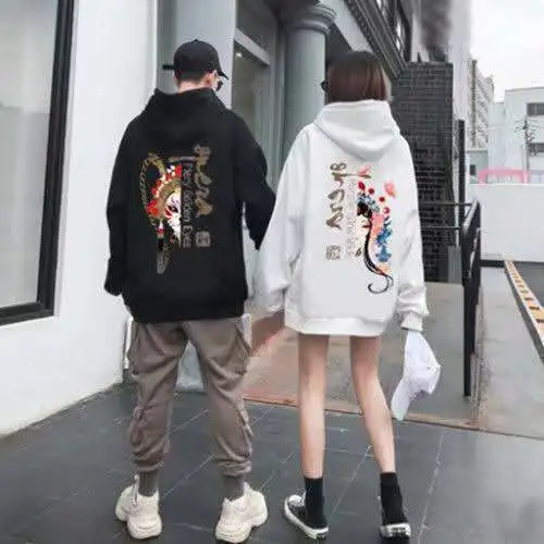 

Men's Hip Hop Hoodie Streetwear Hooded Plus Size Punk Pattern Spring and Autumn Trend Harajuku, Japan