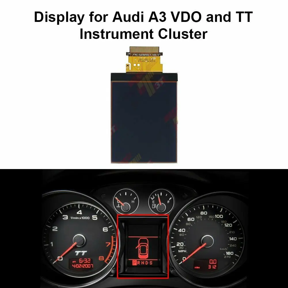 Pantalla LCD de salpicadero para Audi A3 TT VDO, grupo de instrumentos, A2C00045566