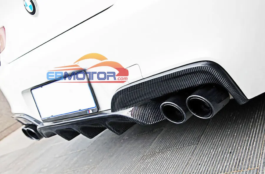 Неокрашенный Стекловолоконный задний наружный рассеиватель для BMW F12 F13 M6 F06 M-Sport