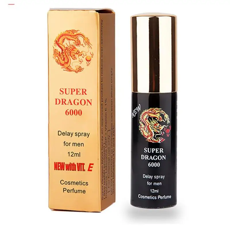 1 шт. 12 мл Мужской спрей Super Dragon 6000 с задержкой продукты для взрослых лубрикант