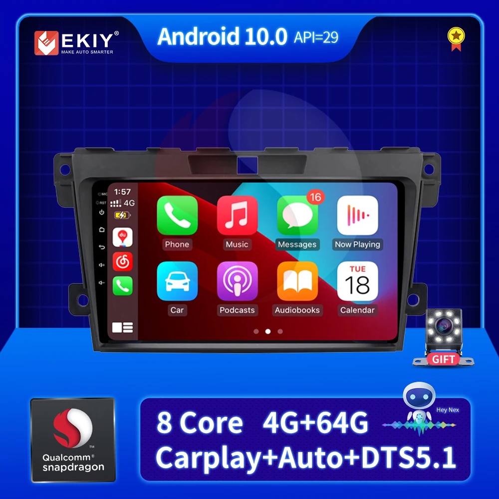 

For Mazda CX-7 CX7 2008-2015 Car Radio Radios 2din Autoradio Android 10 Auto Carplay Multimedia Player Navigation GPS Car Audio