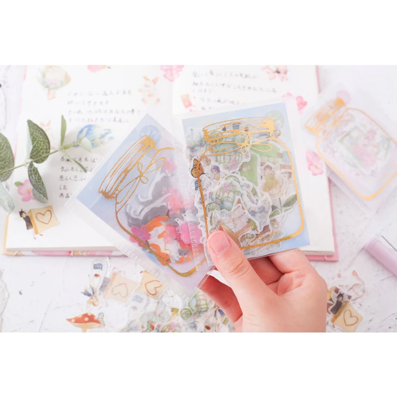 40 шт./упак. японский с принтом сердечки для маленькой девочки горячего тиснения