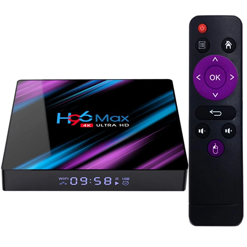 

H96 Max Plus 4gb 64gb Android Tv Box 9.0 Smart TVBox RK3318 2.4G/5Ghz Wifi HDR 4K H.265 4GB 32GB H96MAX Media Player Set Top Box