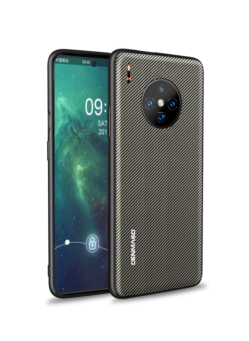 Для huawei mate 30 Pro Чехол из углеродного волокна Текстура Кожа полная Защита задняя крышка для huawei mate 30 Lite чехол противоударный чехол