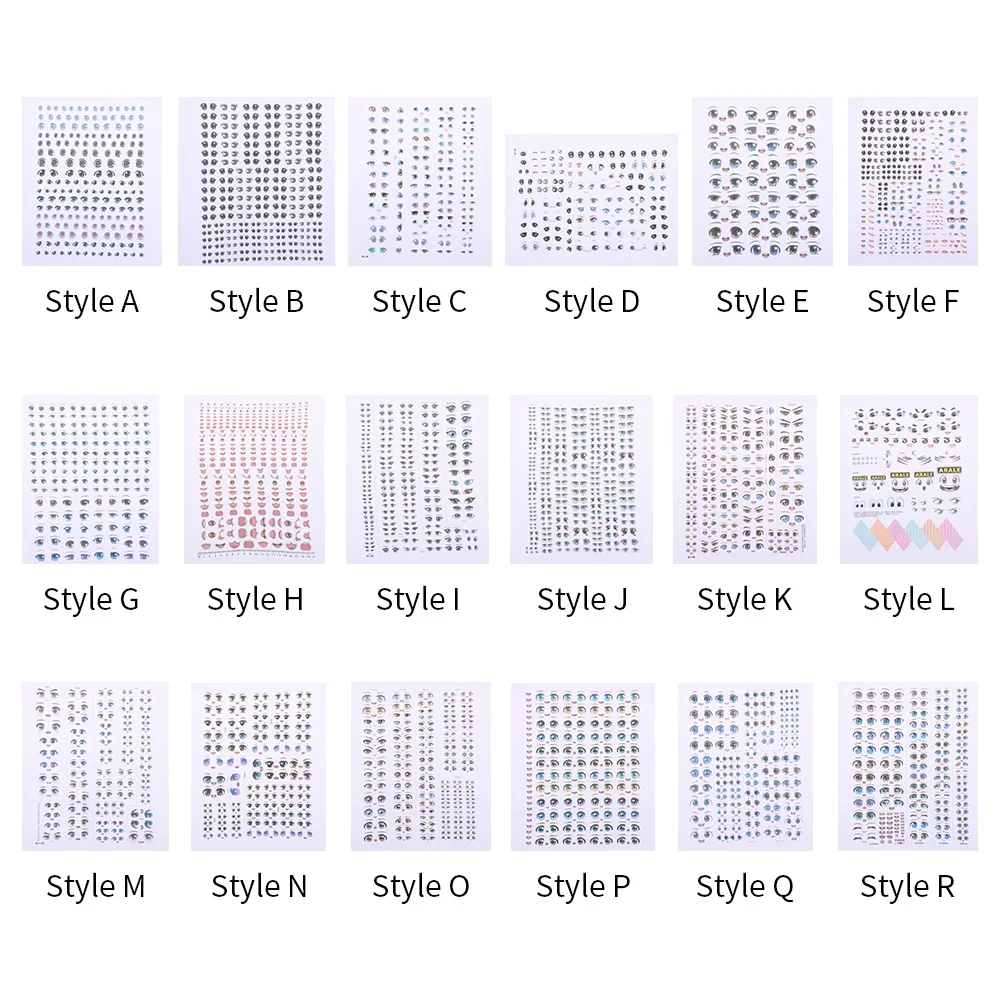 1 комплект вязаная кукла ткань для глаз искусственная красочная Аниме Фигурка