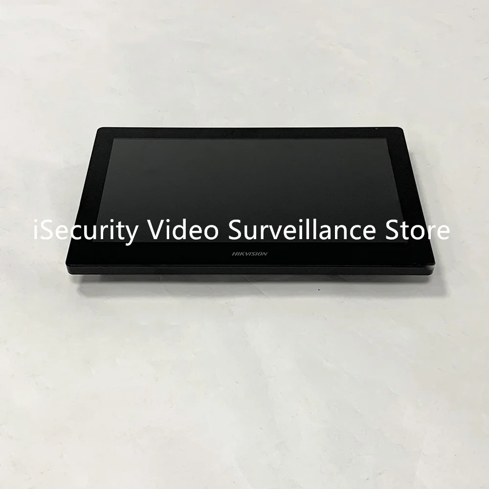 Hikvision 10-дюймовый видеодомофон монитор дисплей цветная TFT Android дверная камера WIFI POE