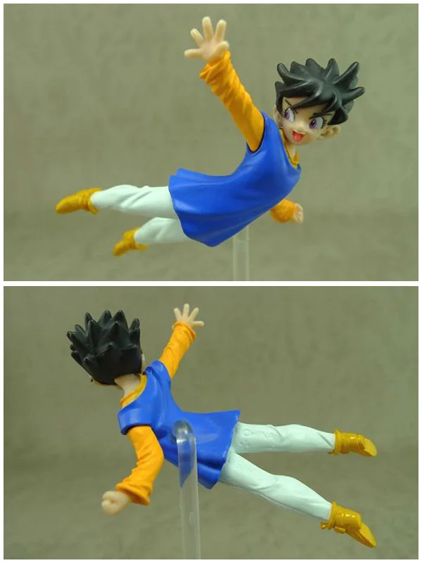 

BANDAI Dragon Ball Action Figure HG Gacha17 Bomb Videl New Rare Model Toy