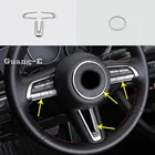 Для Mazda CX-30 CX30 2020 2021 Обложка кузова автомобиля детектор Стайлинг ABS рулевое колесо