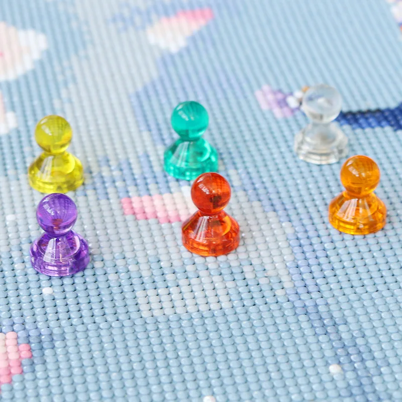 

New Diamond Painting Locator Seal Fixer Accessories DIY Embroidery Cross Stitch Sticker Drill Press Drill Auxiliary Tool