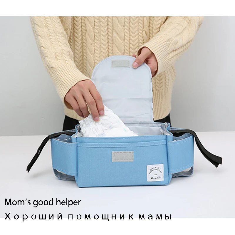 Портативный хранения пеленки мешок Мама женская черная кожаная сумка для