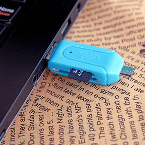 2в1 кабель Micro USB OTG для Android PC universel TF/SD удлинитель телефона | Компьютеры и офис