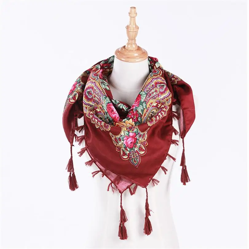 2023 высококачественный Женский шарф с принтом зимние теплые шали и палантины