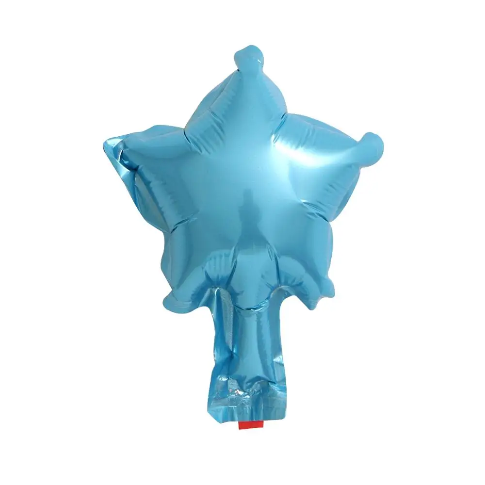 pearl blue star 20 шт/30 шт/50 шт 5 дюймов маленькие милые воздушные шары из фольги в форме звезды и сердца для свадебного украшения, дня рождения, вечеринки, украшения детских воздушных шаров - Цвет: pearl blue star