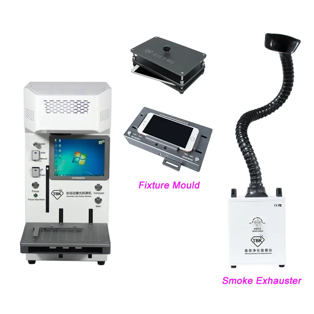 Лазерный диодный гравировальный станок TBK 958A 6 Вт с автофокусом и ЖК дисплеем