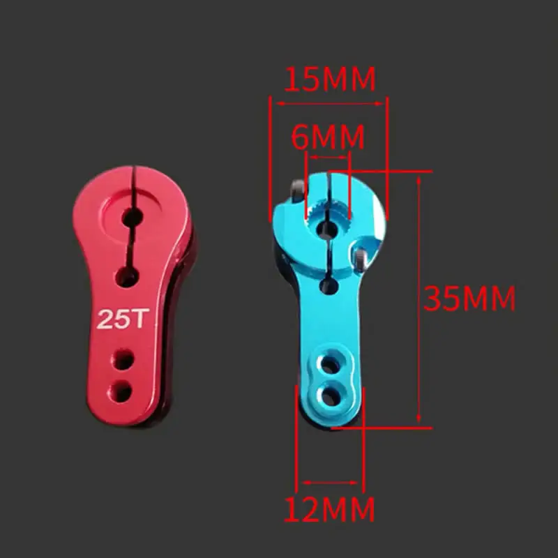 Алюминиевый Серводвигатель 25T для сервопривода MG995 MG946R MG996R MG945 S3003 RC автомобиль
