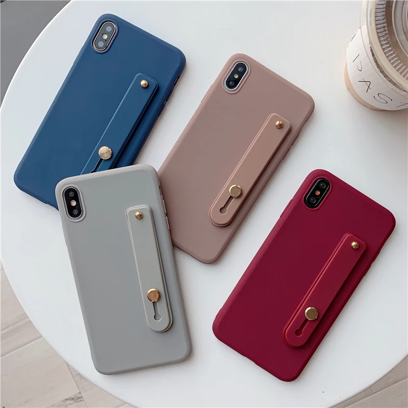 Для Redmi Note 5 6 7 K20 Pro 7A 5A 4A 4X5 6A GO защитный чехол-подставка с кольцом на запястье