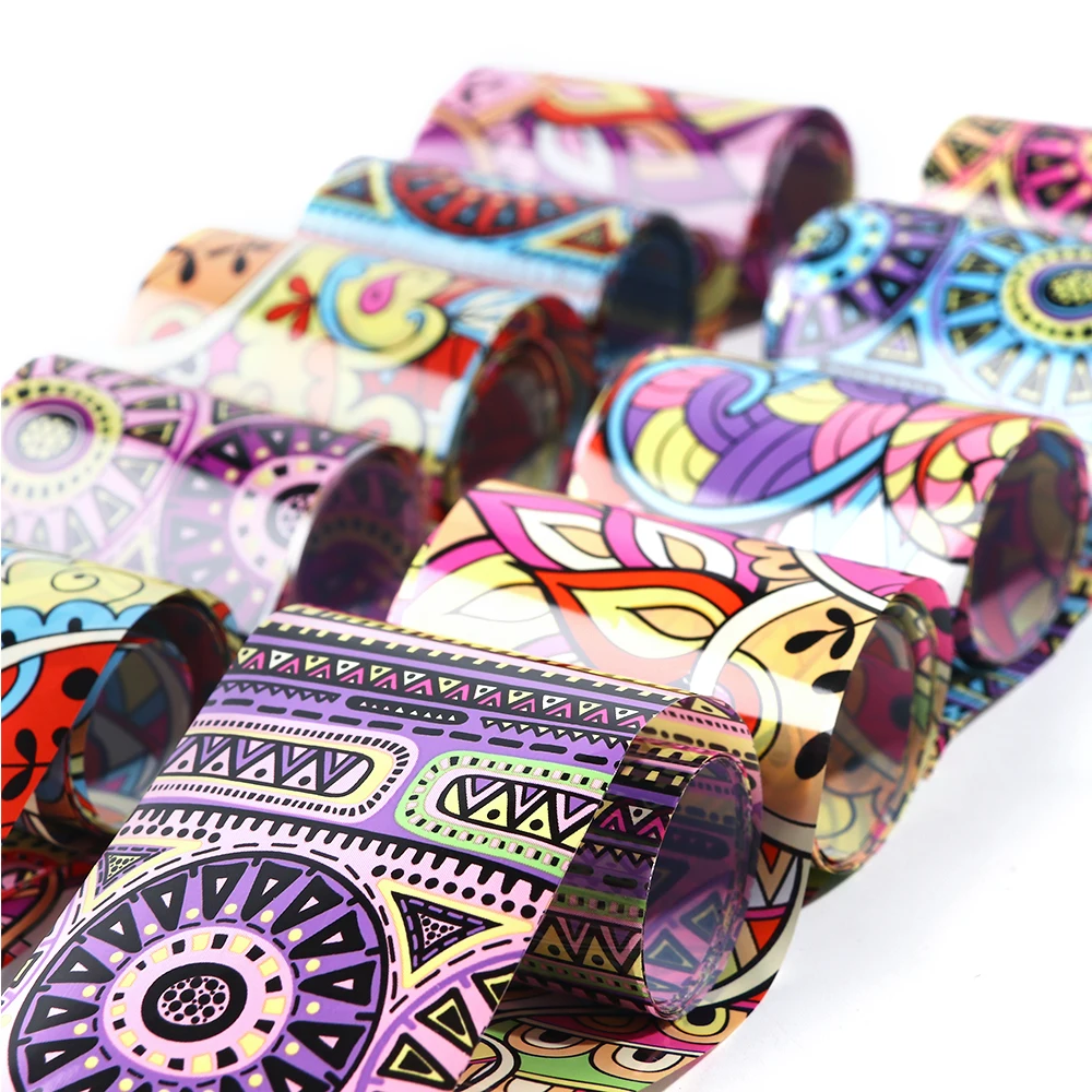 Переводная Фольга для дизайна ногтей набор наклеек звездное небо подсказки