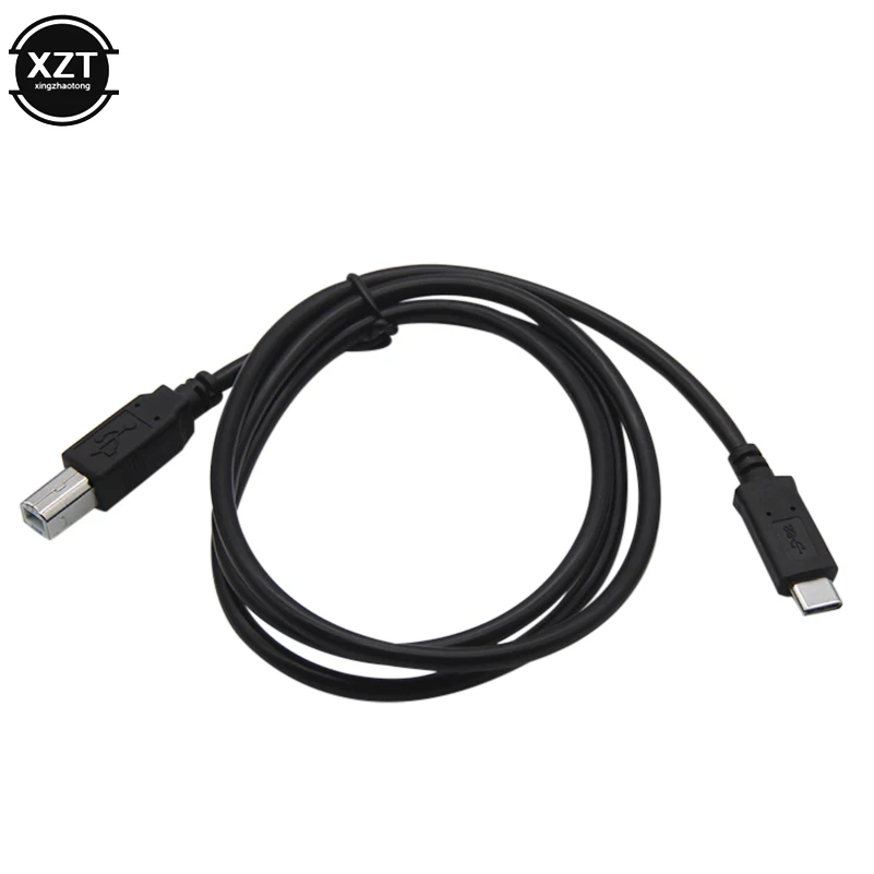 USB 3 1 Тип C Штекерный разъем для 2 0 B кабель передачи данных адаптер быстрой файлов
