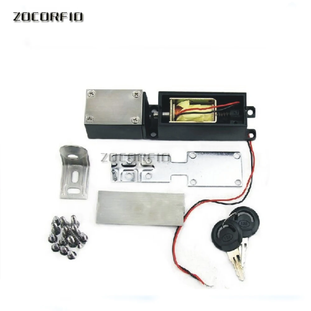 EC2000 12V DC Электрический магнитный врезной замок для дверных ворот полка не