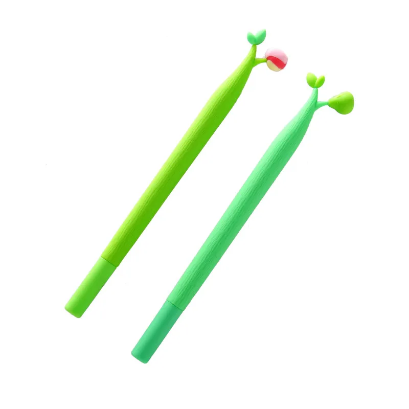 

24 шт. милый мягкий силиконовый гелевые ручки креативные Канцтовары моделирования для фруктов и овощей, цифровым пером Kawaii школьные принадл...