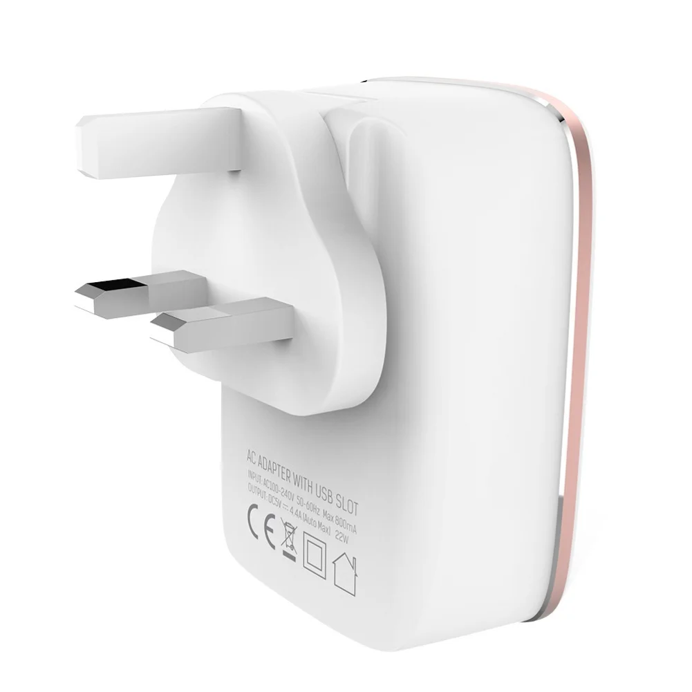 Новое поступление LDNIO A4404 портативный домашний дорожный 4 usb порта 4.4A настенное зарядное устройство адаптер питания