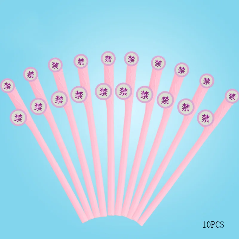 straw 10pcs 10 шт холостяцкие вечерние латексные воздушные шары для пениса, вечерние украшения для невесты - Цвет: straw 10pcs