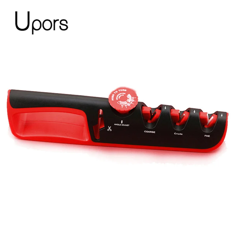 UPORS точилка для ножей профессиональная регулируемая угловой точильный камень 4 в
