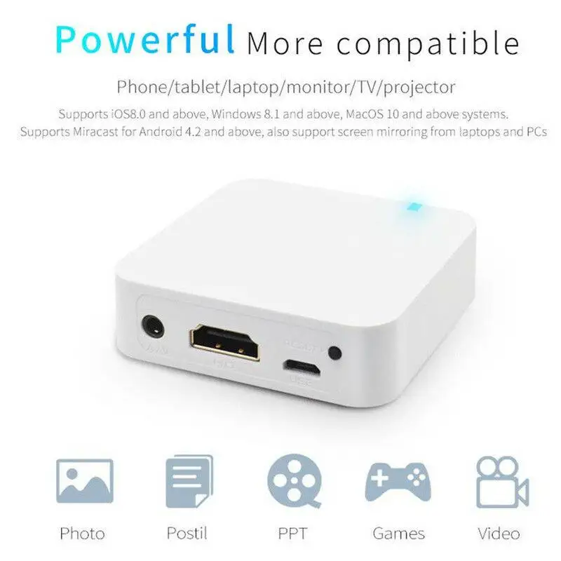 Автомобильный WiFi-адаптер MiraScreen приставка для зеркала Airplay Miracast DLNA GPS-навигация