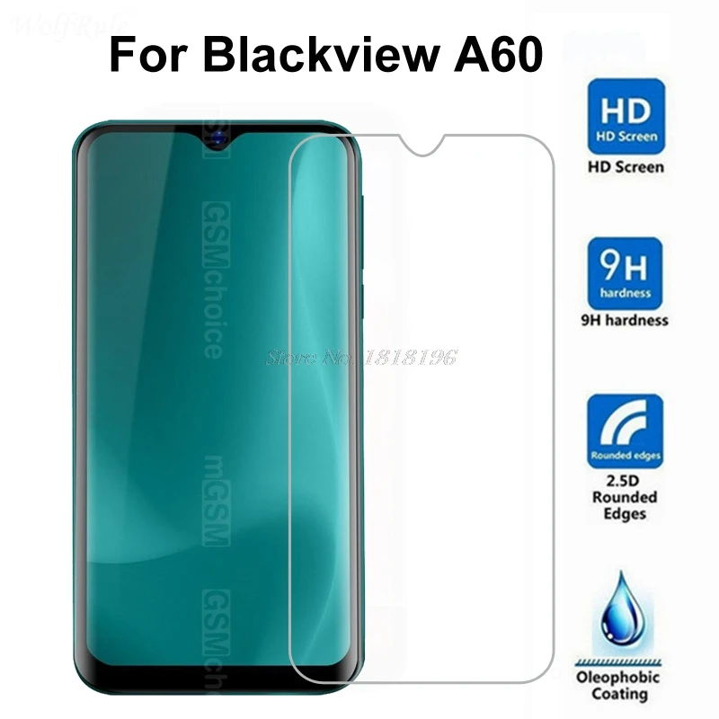 Закаленное стекло для Blackview A60 Pro Защитная пленка экрана на Стекло 9H ультратонкая