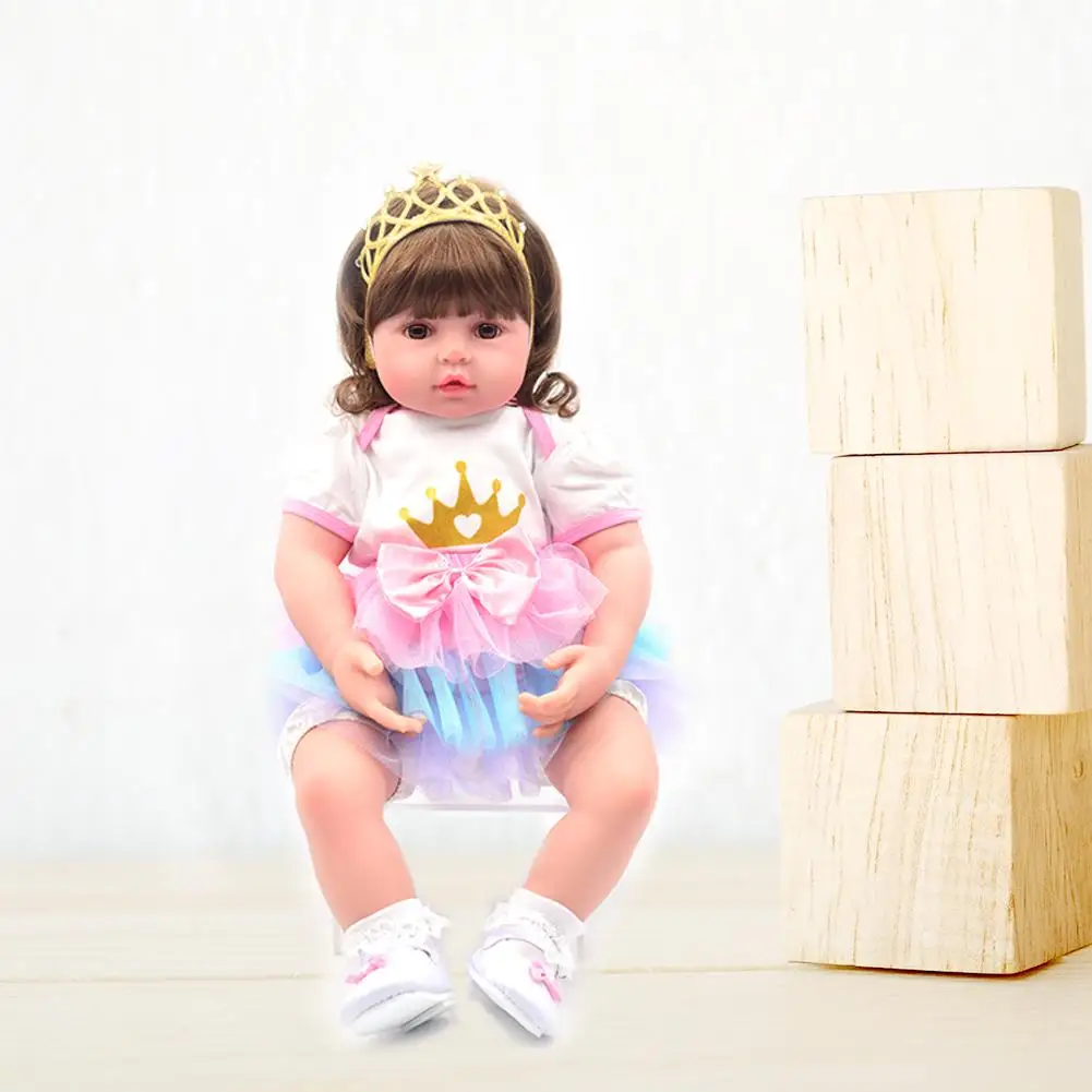 

48cm Handmade NPK Simulated Doll Kit Portability Safety Waterproof Non-fading Infant Nurse Vinyl Cotton Teaching Baby Toy