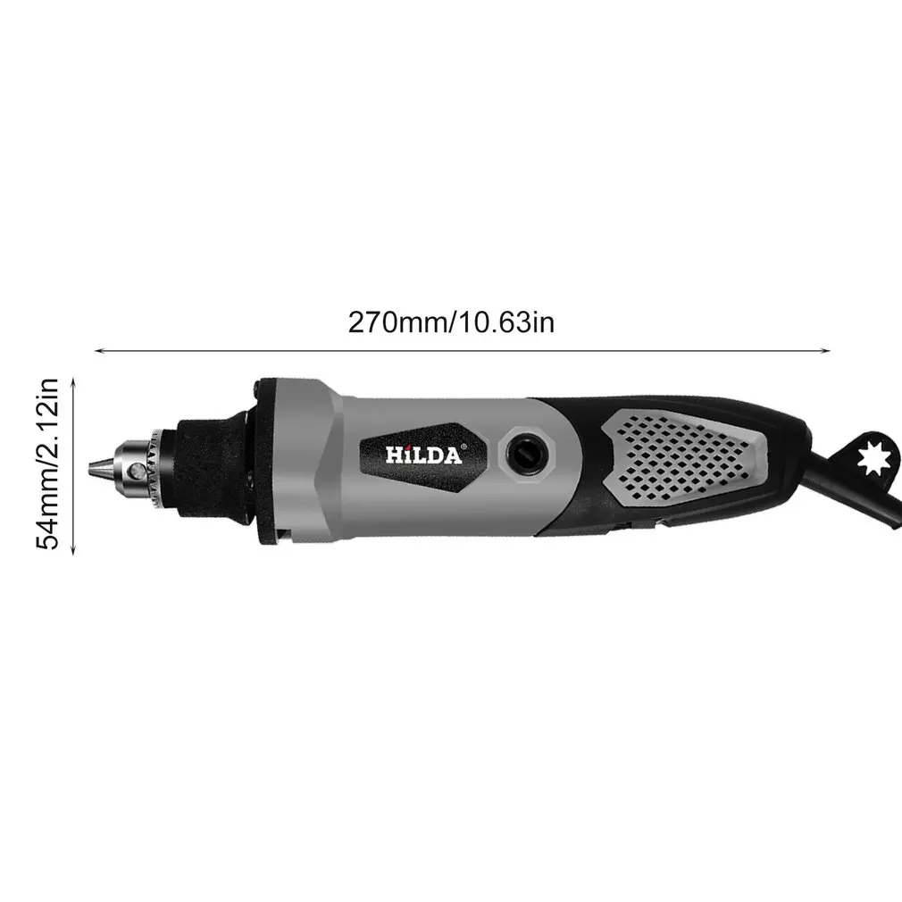 

Electric Mini Drill Grinder 230V 450W Variable Speed Electric Grinder Electric Drill Rotary Tool For Drilling Grinding Machine