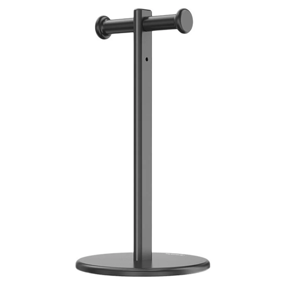 

Headset Rack Aluminum Alloy Dual Hook Headphone Storage Rack Earphone Stand