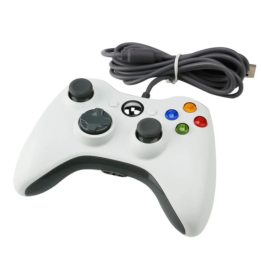 Для Xbox 360 контроллер USB проводной Вибрационный геймпад джойстик для ПК Windows 7/8/10