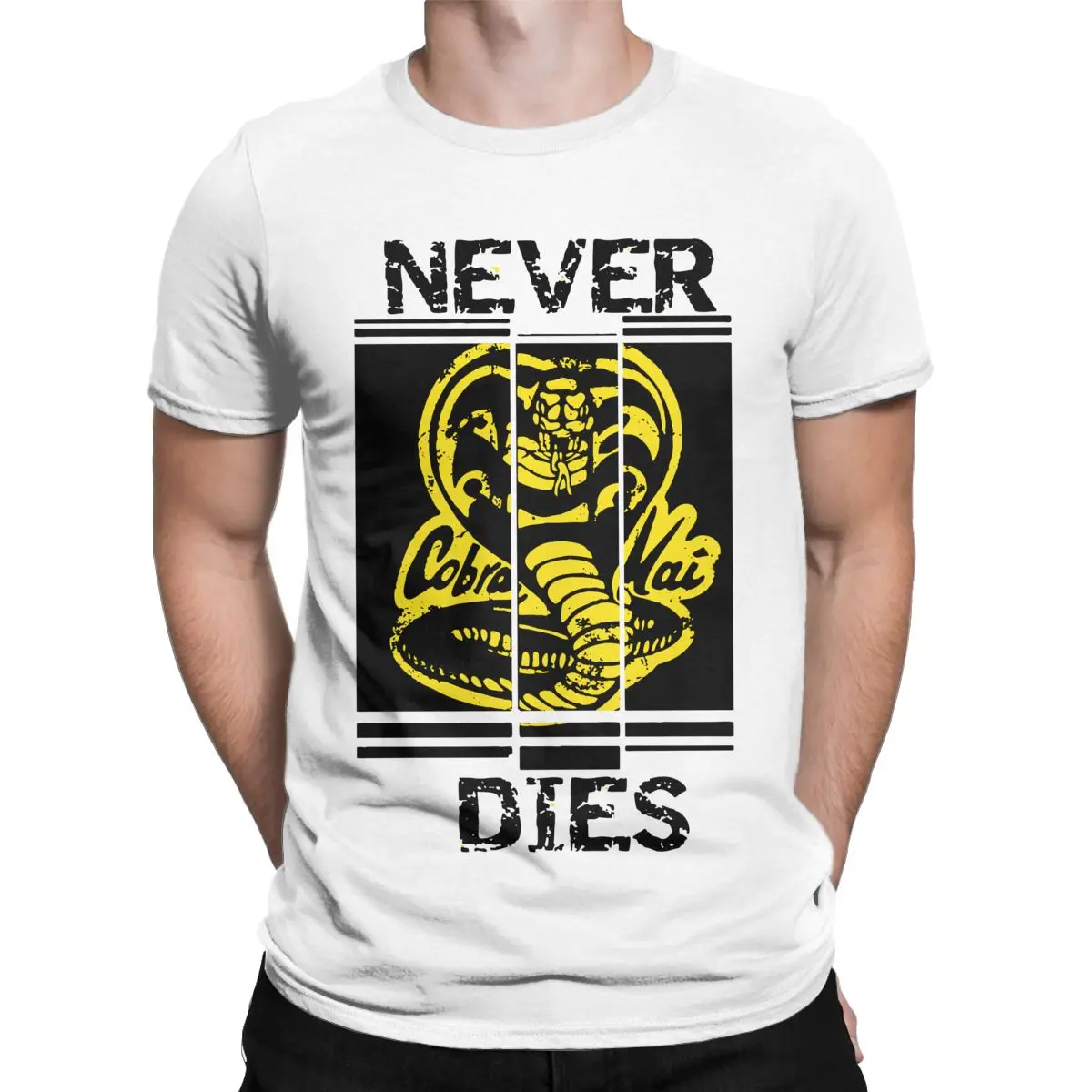 

Movie Cobra Kai Never Dies Men Women T Shirts Karate Kid Miyagi-Do Tees Short Sleeve Round Collar T-Shirt 100% Cotton Tops