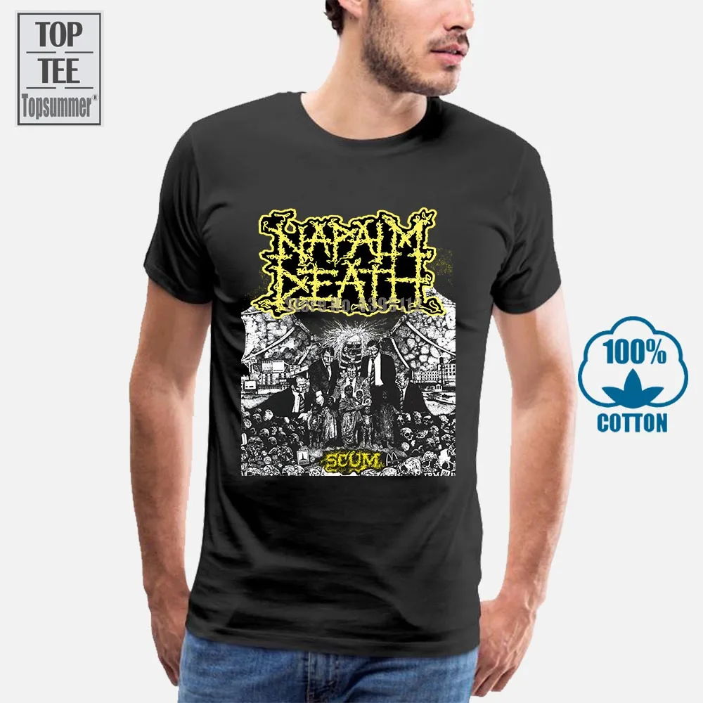 Hard Rock Heavy Metal Punk Band Napalm Death Scum Mens T-Shirt Unisex All Sizes